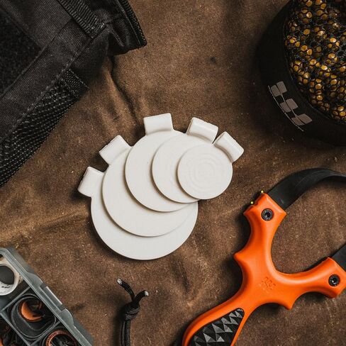 أهداف SimpleShot Slingshot Spinner 5 عبوات (أحجام تنظيم WSA 40 مم - 80 مم) in Kuwait