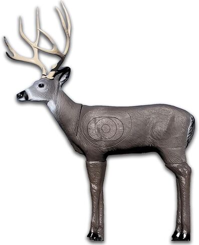 هدف الرماية Delta McKenzie مقاس 1/3 من Mule Deer ثلاثي الأبعاد - هدف تمرين ممتاز لصيد القوس ذاتي الشفاء من الرغوة مع حلقات تسجيل - هدف غزال واقعي ومحمول بوزن 16 رطل للمركب والأقواس المتقاطعة in Kuwait