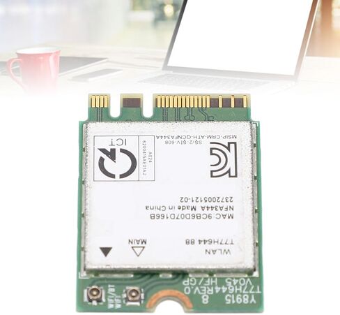 NGFF M.2 Network Card Module, 1200Mbps WiFi Bluetooth 4.1 Dual Band 2.4G 5G, with Fast Wireless Connectivity, for Wins 7 8 10 11 Laptops in Saudi Arabia