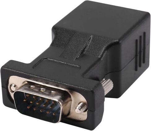 VGA Extender Male to LAN CAT5 CAT6 RJ45 Network Cable Adapter in Saudi Arabia