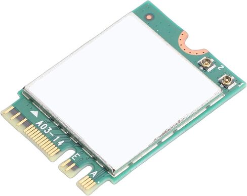 بطاقة لاسلكية Zunate WiFi 6E M.2، محول شبكة ثلاثي النطاق 2.4 جيجا 5 جيجا 6 جيجا هرتز مع بلوتوث 5.3 وهوائيات مزدوجة 8 ديسيبل لأنظمة الكمبيوتر المكتبي أو المحمول in Saudi Arabia