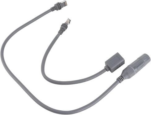 2pcs Satellite RJ45 Adapter, Rubber Copper Shielded Cable Adapter, 1200Mbps IP68 Proof with Plug and Play, Ideal for Gen3 Rectangular Satellite in Saudi Arabia