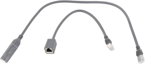 2pcs Satellite RJ45 Adapter, Rubber Copper Shielded Cable Adapter, 1200Mbps IP68 Proof with Plug and Play, Ideal for Gen3 Rectangular Satellite in Saudi Arabia