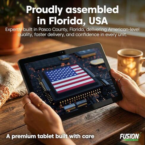 جهاز الكمبيوتر اللوحي Fusion5 2026 الإصدار الجديد 10.1 بوصة Windows 11 - مدمج في الولايات المتحدة الأمريكية - وحدة المعالجة المركزية من الجيل الخامس عشر، وذاكرة الوصول العشوائي DDR5 سعة 12 جيجابايت، ومحرك أقراص SSD سعة 512 جيجابايت، وشاشة 10 بوصة FHD+، مع in Kuwait