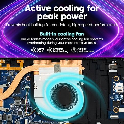 جهاز الكمبيوتر اللوحي Fusion5 2026 الإصدار الجديد 10.1 بوصة Windows 11 - مدمج في الولايات المتحدة الأمريكية - وحدة المعالجة المركزية من الجيل الخامس عشر، وذاكرة الوصول العشوائي DDR5 سعة 12 جيجابايت، ومحرك أقراص SSD سعة 512 جيجابايت، وشاشة 10 بوصة FHD+، مع in Kuwait