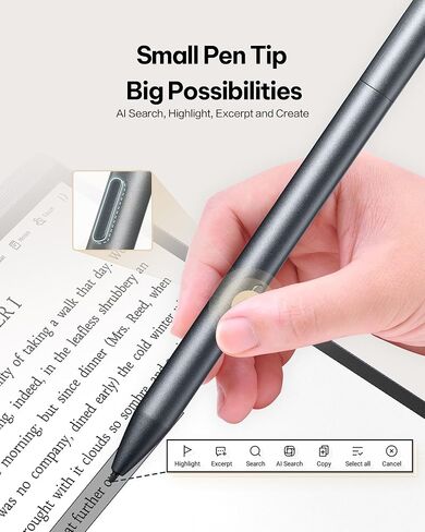 iflytek AINOTE Air 2 Bundle - Black Folio Case, 8.2-inch AI Note-Taking Tablet Writing Paper Tablets, Digital Notebook with Pen, Voice-to-Text Transcription, Chatgpt Support (Renewed) in Saudi Arabia