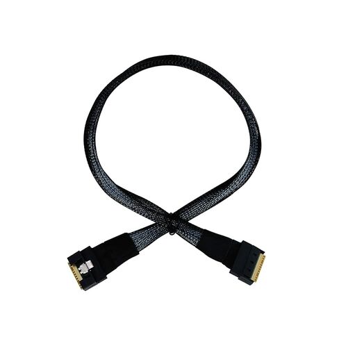 SlimSAS 8i to 8i Cable, Internal Mini SAS HD to SlimSAS X8 Adapter 0.5M, High-Speed Connector for NVMe RAID Controller Card Server Storage in Kuwait