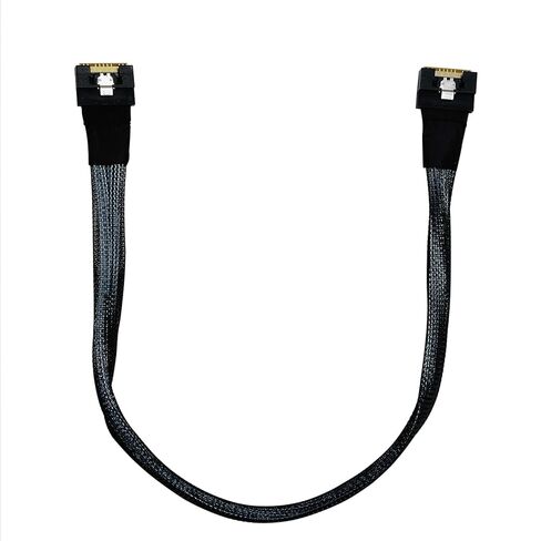 SlimSAS 8i to 8i Cable, Internal Mini SAS HD to SlimSAS X8 Adapter 0.5M, High-Speed Connector for NVMe RAID Controller Card Server Storage in Kuwait