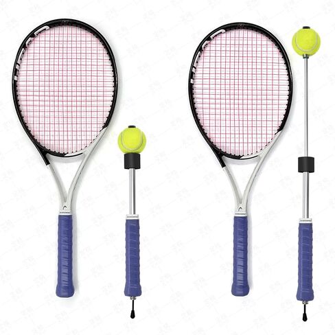 Tennis Swing & Serve Trainer, Retractable Click Feedback Training Tool, Improve Rhythm and Fluidity of Serve, Forehand, Backhand, Smash, Slice, Warm Up Stick for Indoor & Outdoor Practice in Saudi Arabia