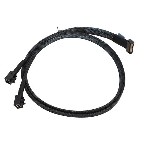 Yoidesu MCIO 8i to 2 SFF 8643 Cable, 32GT / s for MCIO X8 to Mini SAS HD SFF 8643 Cord for Server Data Center Cloud Computing, 80cm / 31.5in in Saudi Arabia