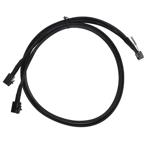Yoidesu MCIO 8i to 2 SFF 8643 Cable, 32GT / s for MCIO X8 to Mini SAS HD SFF 8643 Cord for Server Data Center Cloud Computing, 80cm / 31.5in in Saudi Arabia
