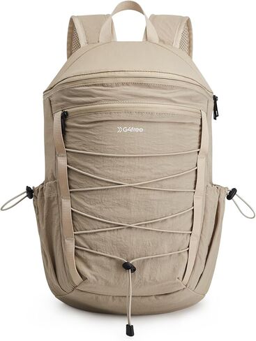 G4Free Hiking Backpack for Women Men 20L Lightweight Travel Backpacks Daypack Outdoor Daily Camping, Khaki in Saudi Arabia