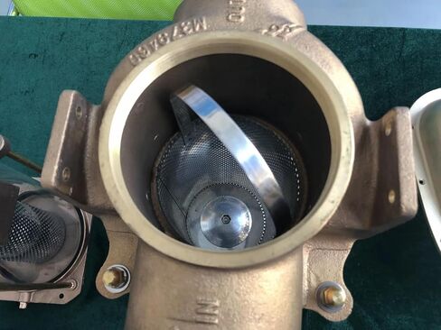 Raw Water Strainer, Marine Seawater Filter， Bronze Seawater Filter 1 Pack (3'') in Saudi Arabia