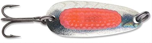 Blue Fox Rattlin' Pixiee Spoon, 1/2-Ounce, Holographic Silver/Pink in Saudi Arabia