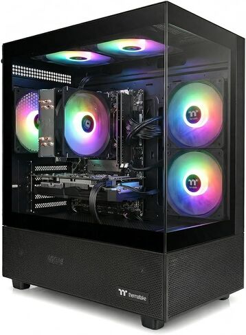 كمبيوتر مكتبي للألعاب، Intel Core i7 حتى 4.0 جيجاهرتز، GTX 1660 Super 6GB، 16GB RAM، 512GB M.2 SSD، BX3 550W 80PLUS Bronze PSU، WiFi 5، RGB Fan x5، Windows 11 Home، كمبيوتر أبيض in Kuwait