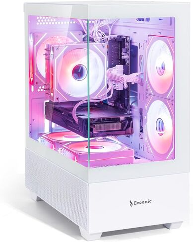 كمبيوتر ألعاب تبريد سائل، Xeon E5 حتى 3.2 جيجا هرتز، رسومات GeForce RTX 3060 Ti، ذاكرة الوصول العشوائي 64 جيجا، 512 جيجا NVMe SSD، 1 تيرابايت HDD، WIFI6، BT5.4، 650W PSU، Win 11، لوحة مفاتيح وماوس RGB، كمبيوتر مكتبي للتوصيل والتشغيل in Kuwait