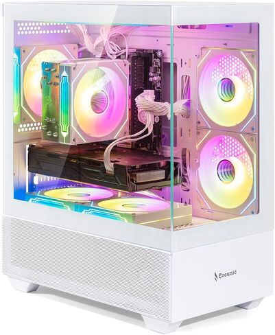 كمبيوتر ألعاب تبريد سائل، Xeon E5 حتى 3.2 جيجا هرتز، رسومات GeForce RTX 3060 Ti، ذاكرة الوصول العشوائي 64 جيجا، 512 جيجا NVMe SSD، 1 تيرابايت HDD، WIFI6، BT5.4، 650W PSU، Win 11، لوحة مفاتيح وماوس RGB، كمبيوتر مكتبي للتوصيل والتشغيل in Kuwait