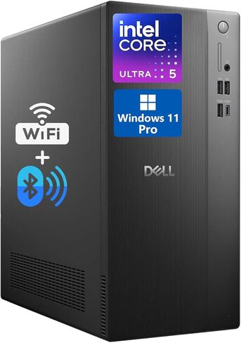 Dell OptiPlex Tower Desktop Computer, 14th Gen Intel 14-Core i5-14500 (Up to 5.0GHz), 8GB DDR5 RAM, 512GB PCIe SSD, Windows 11 Pro Business PC, HDMI, DisplayPort, Type-C, A-tec USB WiFi & Bluetooth in Saudi Arabia