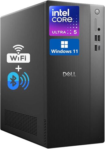 Dell OptiPlex Tower Desktop Computer, 14th Gen Intel 14-Core i5-14500 (Up to 5.0GHz), 8GB DDR5 RAM, 512GB PCIe SSD, Windows 11 Pro Business PC, HDMI, DisplayPort, Type-C, A-tec USB WiFi & Bluetooth in Saudi Arabia