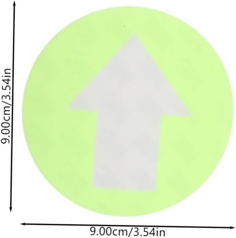 Totority 6pcs Trail Sign Stickers Directional Arrow Markers for Camping and Stairs Reflective Waterproof Easy to Install in Saudi Arabia