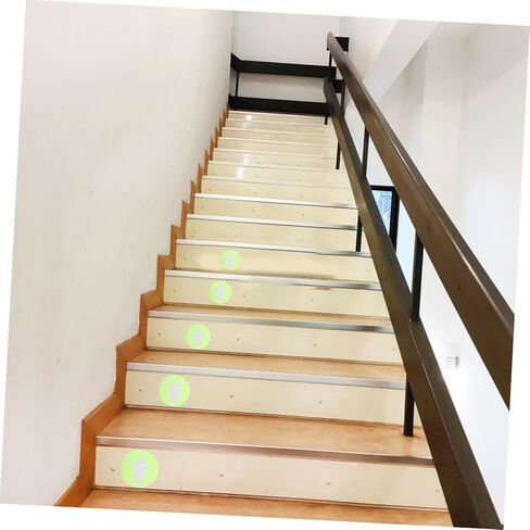 Totority 6pcs Trail Sign Stickers Directional Arrow Markers for Camping and Stairs Reflective Waterproof Easy to Install in Saudi Arabia