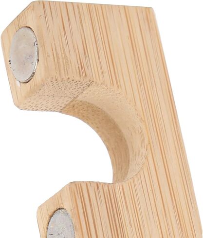 Bamboo Magnetic Fishing Rod Holder, Portable Fishing Rod Rack, Garage & Car Compatible, 6x2.6cm/2.3x1in in Saudi Arabia