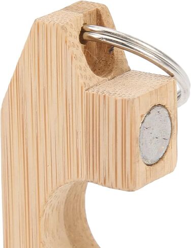Bamboo Magnetic Fishing Rod Holder, Portable Fishing Rod Rack, Garage & Car Compatible, 6x2.6cm/2.3x1in in Saudi Arabia