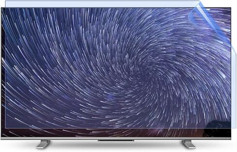 Anti Glare TV Screen Protector for 32-75 Inch, Indoor & Outdoor TV Anti Blue Light Screen Frosted Film Anti-Reflection Rate Up to 90%, 65" 1429804 in Saudi Arabia