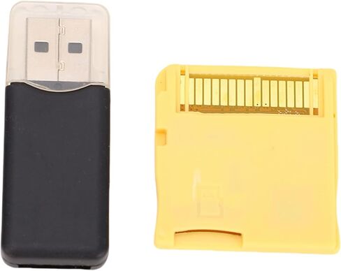بطاقة فلاش Yosoo Health Gear R4 2025، بطاقة ذاكرة ألعاب لوحدة تحكم 2DS 3DS مع رقم القارئ (ذهبي) in Saudi Arabia