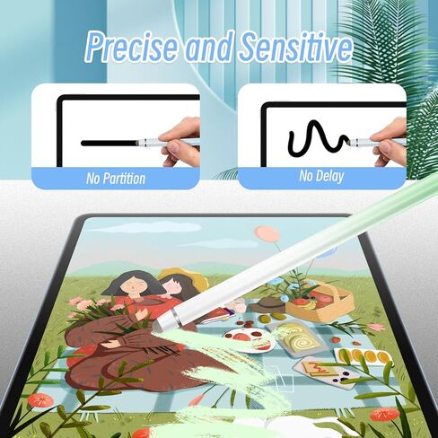 أقلام لمس لشاشات اللمس (5 قطع)، قلم لمس من الألياف عالي الدقة لجهاز iPad متوافق مع iPad/iPhone/Android/الكمبيوتر اللوحي وجميع أجهزة شاشات اللمس العالمية in Kuwait