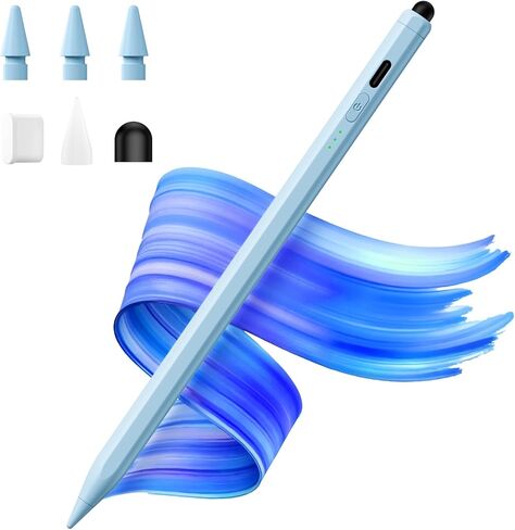 Hastraith Stylus Pen for iPad(2026-2018),13 mins Fast Charge Pencil with Tilt Sensitivity and Palm Rejection for iPad A16/10/9/8/7/6,Air 13"/11"/M3/M2/5/4/3,Pro 11"/13"/12.9"/M4/M2/M1,Mini 7/6/5,Blue in Saudi Arabia