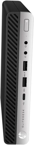 HP Elitedesk 800 G3 Mini PC Desktop with 27" FHD Computer Monitor, Windows 11 Pro, Core i7-7700T 2.9GHz, Up to 3.8GHz, 8GB RAM, 256GB SSD, Keyboard, Mouse, USB WiFi(Renewed) in Saudi Arabia