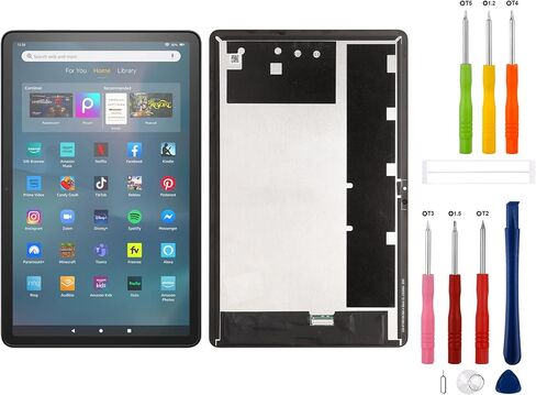 LCD Display Replacement Compatible with Kindle Fire Max 11 2023 SU8NST Touch Screen Digitizer Assembly with Repair Tools in Saudi Arabia
