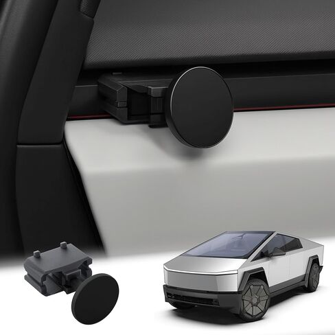 TWRAPS Phone Mount Charger for Tesla Cybertruck 2024-2026, Compatible with MagSafe Cases and iPhone 17 Including Pro & Max, No Glue Magnetic Dash Anchor, Cyber Truck Dashboard Accessories in Saudi Arabia