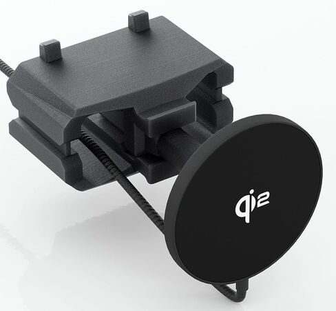 TWRAPS Phone Mount Charger for Tesla Cybertruck 2024-2026, Compatible with MagSafe Cases and iPhone 17 Including Pro & Max, No Glue Magnetic Dash Anchor, Cyber Truck Dashboard Accessories in Saudi Arabia