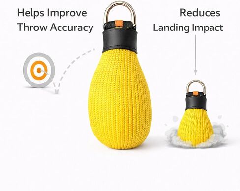 QHDHMZ 280g Outdoor Throw Weight Bag Heavy Duty Arborist Climbing Rope Bag Multi-Purpose Throw Bag for Tree Work Rock Climbing and Spelunking in Saudi Arabia