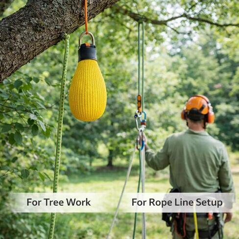 QHDHMZ 280g Outdoor Throw Weight Bag Heavy Duty Arborist Climbing Rope Bag Multi-Purpose Throw Bag for Tree Work Rock Climbing and Spelunking in Saudi Arabia