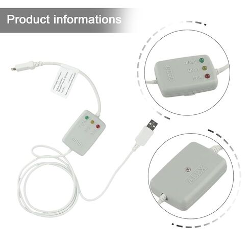 كابل تسلسلي DCSD USB إلى الجسر التسلسلي لبرمجة المصنع، لنقل البيانات السريع FT232 IC المزدوج، متوافق مع برنامج JC وصندوق C2، أبيض in Kuwait