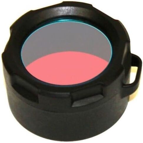 Powertac 37Mm Slip On Color Flashlight Filter - Red in Saudi Arabia