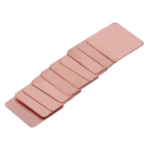 Rengue 20PCS Copper Thermal Pads, Computer Heatsinks Conductivity Copper Heat Sink Shim, Fast Heat Dissipation for GPU and CPU Cooling 20PCS Thermal Pads, Strong Nan (0.5mm) in Saudi Arabia