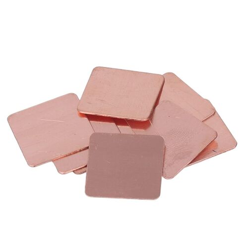 Rengue 20PCS Copper Thermal Pads, Computer Heatsinks Conductivity Copper Heat Sink Shim, Fast Heat Dissipation for GPU and CPU Cooling 20PCS Thermal Pads, Strong Nan (0.5mm) in Saudi Arabia