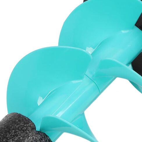 Asixxsix Electric Ice Auger, 6in Universal Adapter Ice Fishing Auger, Drill Attachment with Floating Design for Winter Fishing Emergency in Saudi Arabia