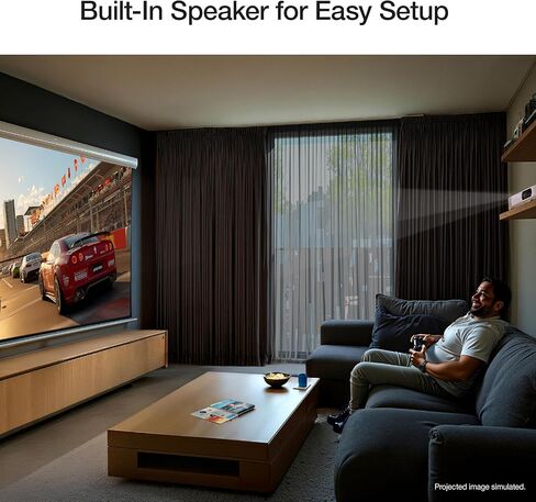 جهاز عرض Epson Home Cinema 980 3-Chip 3LCD 1080p، سطوع 4,000 لومن للون والأبيض، بث/ألعاب/مسرح منزلي، مكبر صوت مدمج، انحراف تلقائي للصورة، تباين 16000:1، 2 منافذ HDMI (متجدد) in Kuwait