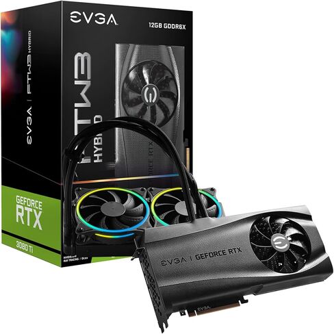 EVGA GeForce RTX 3080 Ti FTW3 ULTRA HYBRID GAMING, 12G-P5-3968-KR, 12GB GDDR6X, iCX3 Technology, ARGB LED, Metal Backplate in Saudi Arabia