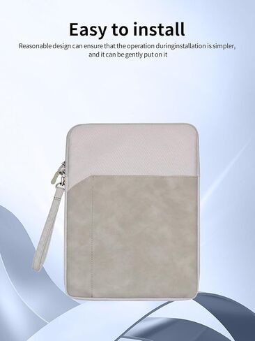 Notebook Sleeve for MacBook Neo,WUNIAK 360° Protective Carrying Case, Water-Resistant Storage Bag for MacBook Neo，Light Grey. in Saudi Arabia