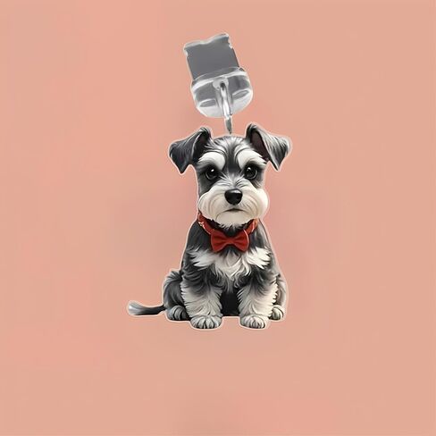Black and Red Bow Dog Dust Plug Acrylic Charms for electronic products,Type-C Charging Port Dust Plugs Pendant Compatible with E-Reader Phone Tablet, Gift for Christmas, Birthday, Anniversary Day in Saudi Arabia