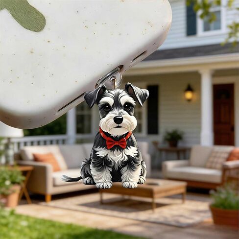 Black and Red Bow Dog Dust Plug Acrylic Charms for electronic products,Type-C Charging Port Dust Plugs Pendant Compatible with E-Reader Phone Tablet, Gift for Christmas, Birthday, Anniversary Day in Saudi Arabia