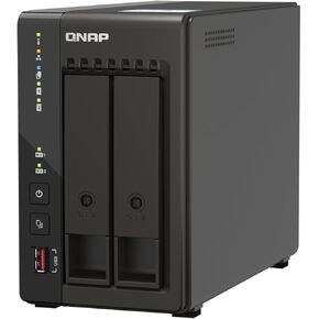 QNAP TS-253E-8G-US 2 Bay High-Performance Desktop NAS with Intel Celeron Quad-core Processor, 8 GB DDR4 RAM and Dual 2.5GbE (2.5G/1G/100M) Network Connectivity (Diskless) in Saudi Arabia