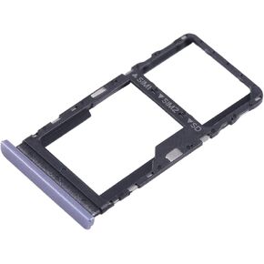 Sim Card Holder Micro SD Slot Tray Module Replacement Compatible with TCL 40 R (Black) in Kuwait