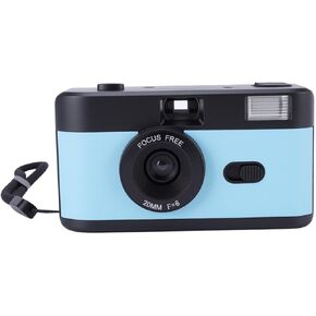 PUSOKEI 35MM Film Camera, Reusable Retro Film Camera with 28MM f/8 Lens and Flash, for Photography Enthusiasts and Documentary Storytelling (Black Roseate) in Kuwait